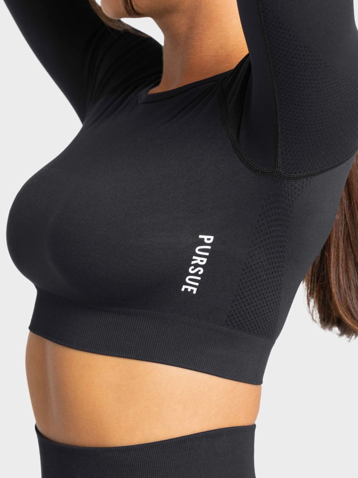 Long Sleeve Crop Top - Image 2